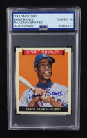 Ernie Banks Signed2008 Upper Deck Goudey Mini Red Backs #324 (PSA | Auto 10) at PristineAuction.com