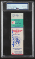 Reggie Jackson Signed 1974 American League Championship Series Ticket (PSA | Autograph Graded PSA 10) at PristineAuction.com