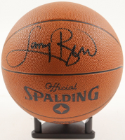 Larry Bird Signed Vintage 1987 Larry Bird Basketball With Display Stand (PSA) at PristineAuction.com