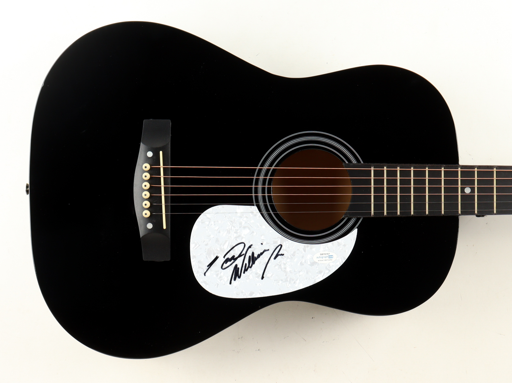 Hank Williams Jr. Signed 38" Acoustic Guitar (ACOA) at PristineAuction.com Hank Williams Jr. Signed 38" Acoustic Guitar (ACOA) at PristineAuction.com