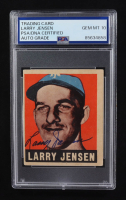 Larry Jansen Signed 1948 Leaf #56 (PSA | Auto 10) at PristineAuction.com