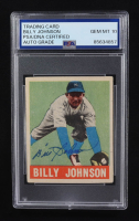 Billy Johnson Signed 1948 Leaf #14 (PSA | Auto 10) at PristineAuction.com