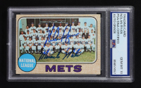 Nolan Ryan Signed 1968 Topps #401 Mets Team "Miracle Mets" (PSA | Auto 10) at PristineAuction.com