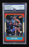 Larry Bird Signed 1986-87 Fleer #9 (PSA | Auto 10) at PristineAuction.com