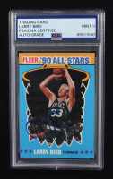 Larry Bird Signed 1990-91 Fleer All-Stars #2 (PSA | Auto 9) at PristineAuction.com