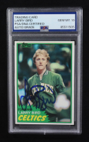 Larry Bird Signed 1981-82 Topps #4 (PSA | Auto 10) at PristineAuction.com