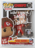 Pat Mahomes Sr. Signed Chiefs #251 Patrick Mahomes II Funko Pop! Vinyl Figure Inscribed "Who's Your Daddy?" (Beckett) at PristineAuction.com