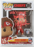 Pat Mahomes Sr. Signed Chiefs #251 Patrick Mahomes II Funko Pop! Vinyl Figure Inscribed "Who's Your Daddy?" (Beckett) at PristineAuction.com