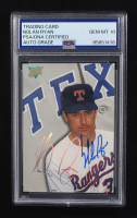 Nolan Ryan Signed 1993 Leaf Studio #1 (PSA | Auto 10) at PristineAuction.com