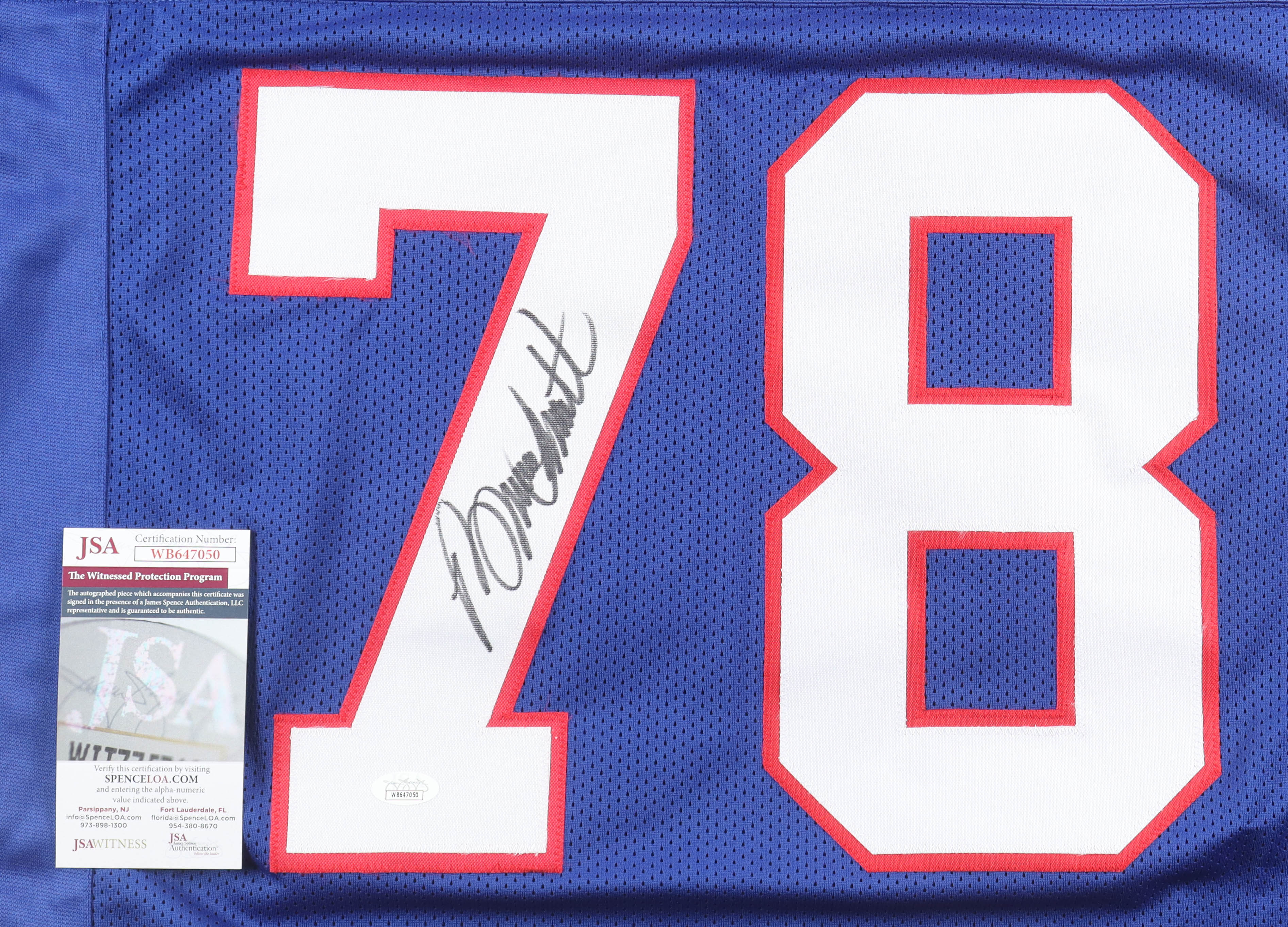 Bruce Smith Signed Jersey (JSA) at PristineAuction.com Bruce Smith Signed Jersey (JSA) at PristineAuction.com