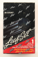 1991 Leaf Series 1 Baseball Wax Box With (36) Packs at PristineAuction.com