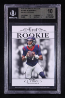 C.J. Stroud 2023 Leaf Special Release Rookie Achievement #RA10 RC (Beckett 10) at PristineAuction.com