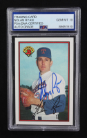 Nolan Ryan Signed 1989 Bowman #225 (PSA | Auto 10) at PristineAuction.com