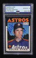 Nolan Ryan Signed 1986 O-Pee-Chee #100 Inscribed "HOF 99" (PSA | Auto 10) at PristineAuction.com