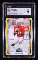 CJ Stroud 2022 Leaf Draft Gold #B2 RC (CGC 9) at PristineAuction.com
