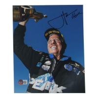 John Force Signed NHRA 8x10 Photo (Beckett) at PristineAuction.com
