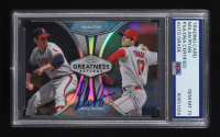 Nolan Ryan Signed 2019 Topps Chrome Greatness Returns #GRE3 with Shohei Ohtani (PSA | Auto 10) at PristineAuction.com