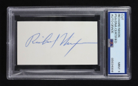 Richard Nixon Signed Index Card (PSA) at PristineAuction.com
