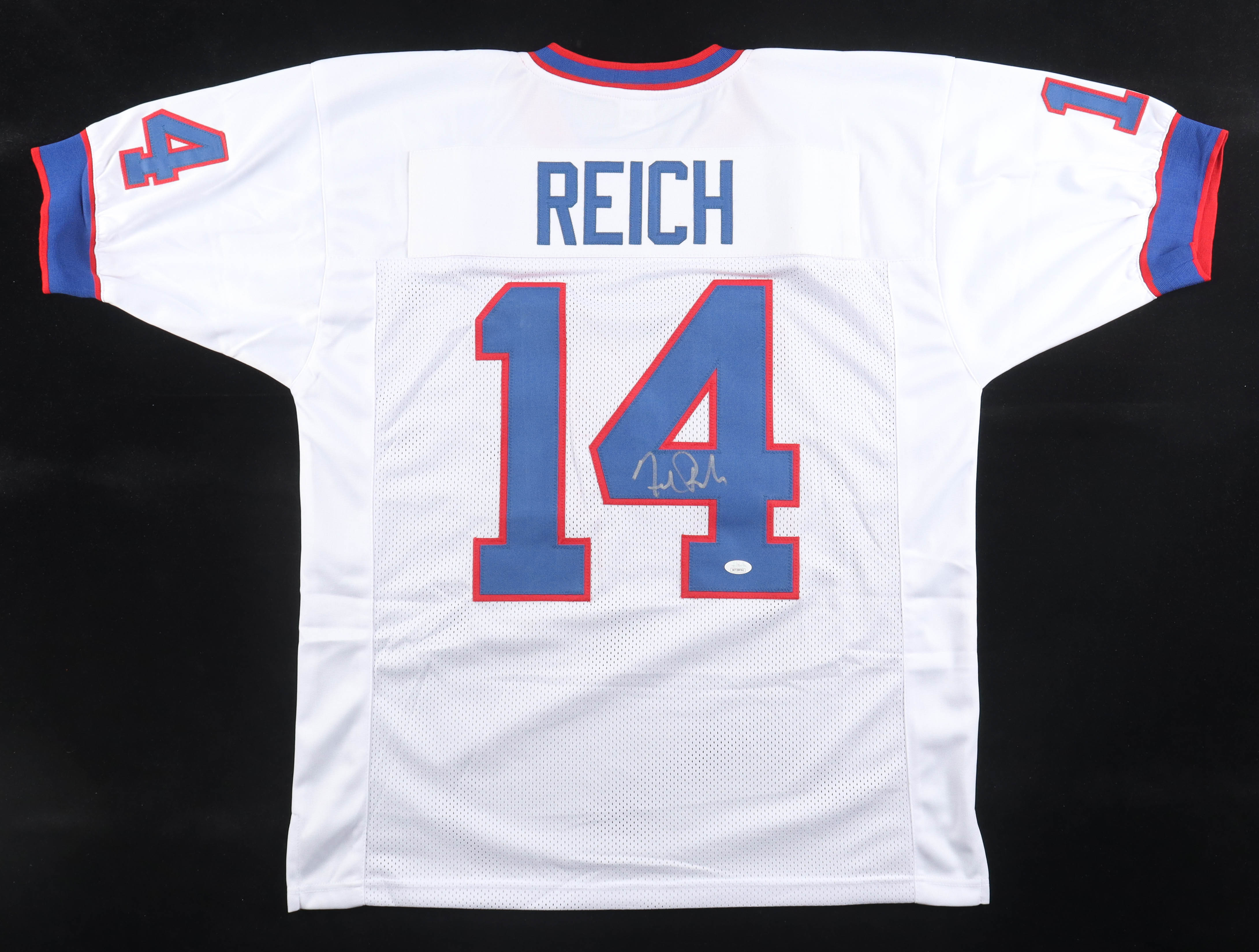 Frank Reich Signed Jersey (JSA) at PristineAuction.com Frank Reich Signed Jersey (JSA) at PristineAuction.com