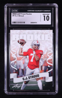 CJ Stroud 2022 Leaf Prized Rookie #7 RC (CGC 10) at PristineAuction.com