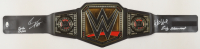 WWE Replica Heavyweight Championship Belt Signed By (4) with Ricky Steamboat, Greg Valentine, Brutus Beefcake, and KoKo B. Ware (JSA) at PristineAuction.com