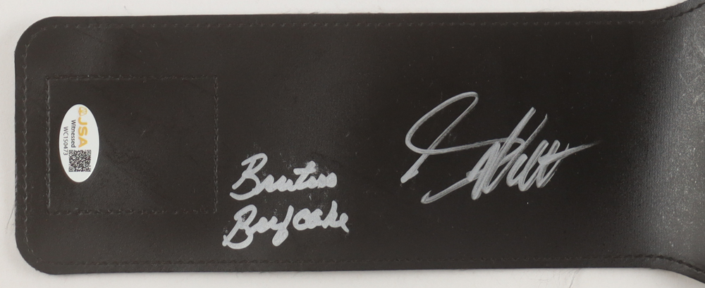 WWE Replica Heavyweight Championship Belt Signed By (4) with Ricky Steamboat, Greg Valentine, Brutus Beefcake, and KoKo B. Ware (JSA) at PristineAuction.com WWE Replica Heavyweight Championship Belt Signed By (4) with Ricky Steamboat, Greg Valentine, Brutus Beefcake, and KoKo B. Ware (JSA) at PristineAuction.com