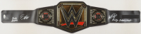 WWE Replica Heavyweight Championship Belt Signed By (4) with Ricky Steamboat, Greg Valentine, Brutus Beefcake, and KoKo B. Ware (JSA) at PristineAuction.com