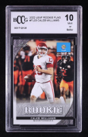 Caleb Williams 2022 Leaf Rookie Flag Exclusive #FL03 RC (BCCG 10) at PristineAuction.com