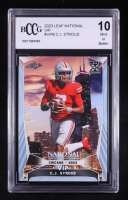 CJ Stroud 2023 Leaf National VIP #VIP6 RC (BCCG 10) at PristineAuction.com