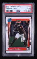 Ja'Marr Chase 2021 Donruss Optic #207 RR RC (PSA 9) at PristineAuction.com