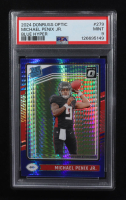 Michael Penix Jr. 2024 Donruss Optic RR Blue Hyper #279 (PSA 9) at PristineAuction.com