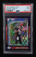 Michael Penix Jr. 2024 Donruss Optic RR Purple Shock #279 RC (PSA 9) at PristineAuction.com