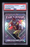 Caleb Williams 2023 Bowman Chrome University Unexpected Delights Early Risers #ER1 RC (PSA 10) at PristineAuction.com