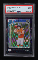 Bo Nix 2024 Donruss Optic RR Purple Shock #209 RC (PSA 9) at PristineAuction.com