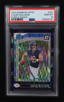 Caleb Williams 2024 Donruss Optic RR Purple Shock #201 (PSA 10) at PristineAuction.com