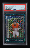 Troy Franklin 2024 Donruss Optic Teal Velocity #294 RC (PSA 10) at PristineAuction.com