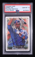 Derrek Lee Signed 2008 UD Masterpieces #21 (PSA | Autograph Graded PSA 10) at PristineAuction.com