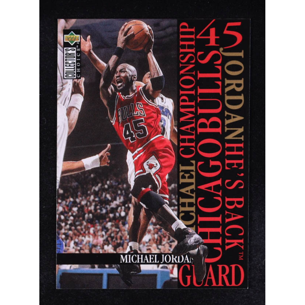 Michael Jordan 1995-96 Collector's Choice Jordan He's Back #M4 at PristineAuction.com