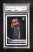 Zion Williamson 2019-20 Donruss Optic #158 RR RC (PSA 10) at PristineAuction.com