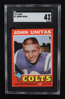Johnny Unitas 1971 Topps #1 (SGC 4) at PristineAuction.com