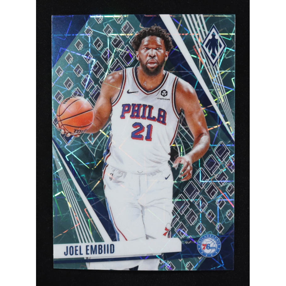 Joel Embiid 2023-24 Panini Phoenix Teal Lazer #201 at PristineAuction.com
