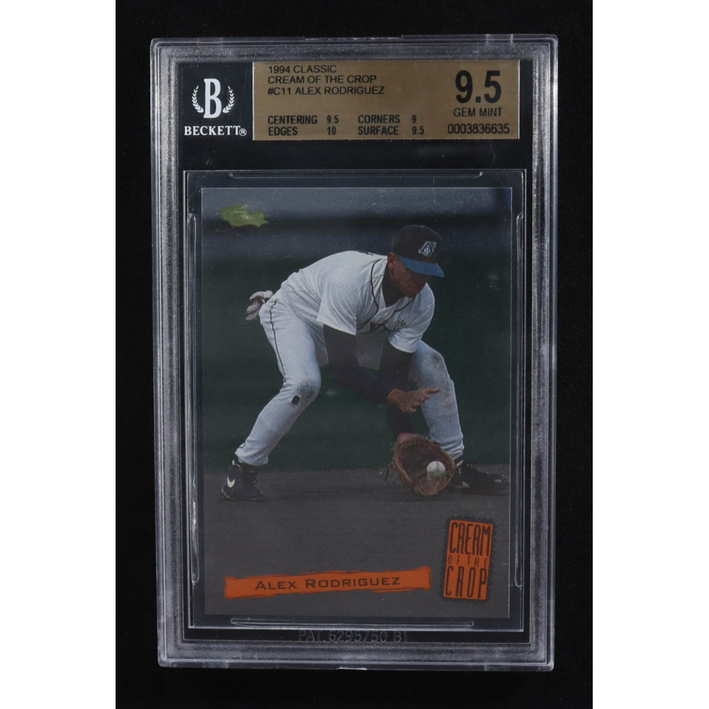 Alex Rodriguez 1994 Classic Cream of the Crop #C11 RC (BGS 9.5) at PristineAuction.com