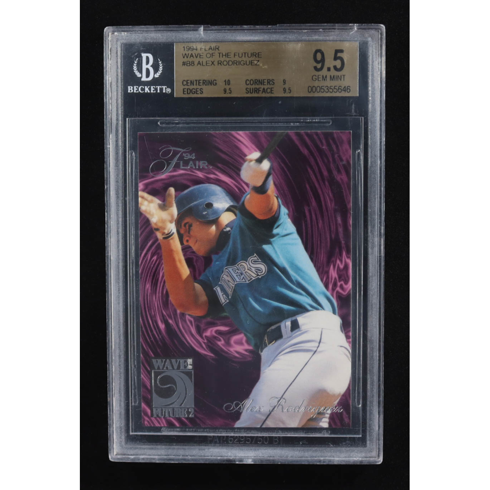 Alex Rodriguez 1994 Flair Wave of the Future #B8 RC (BGS 9.5) at PristineAuction.com