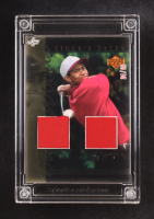 Tiger Woods 2023 Jersey Fusion Dual Game Used Swatch #TWS #24/99 at PristineAuction.com