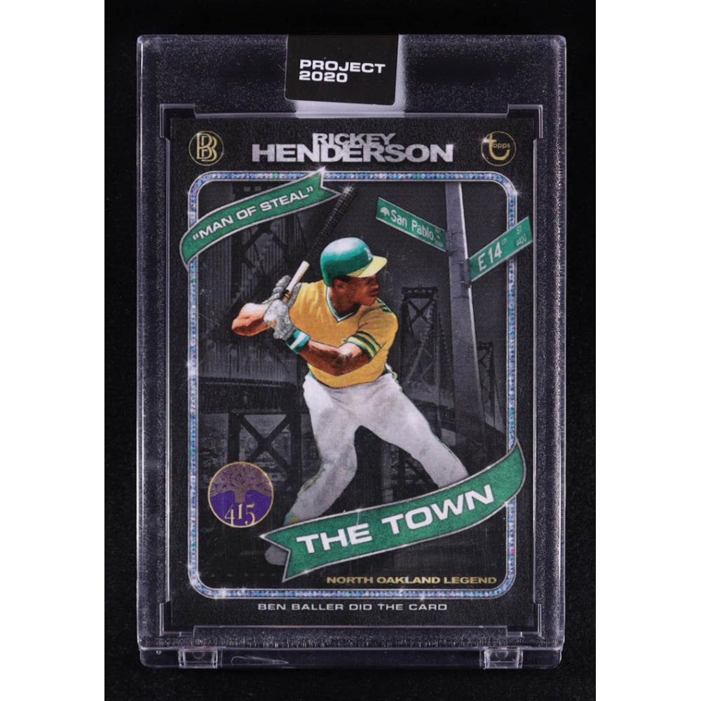 Rickey Henderson 2020 Topps Project 2020 #71 / Ben Baller at PristineAuction.com