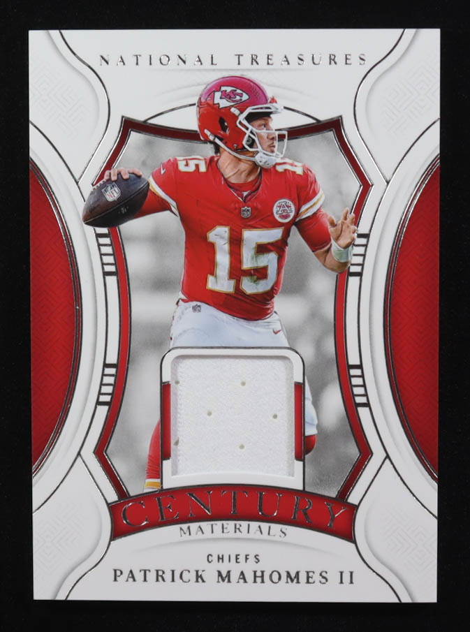 Patrick Mahomes II 2024 Panini National Treasures Century Materials #47 #86/99 at PristineAuction.com Patrick Mahomes II 2024 Panini National Treasures Century Materials #47 #86/99 at PristineAuction.com