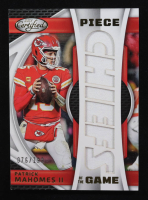 Patrick Mahomes II 2023 Certified Piece of the Game #29 #76/199 at PristineAuction.com