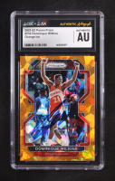 Dominique Wilkins Signed 2021-22 Panini Prizm Prizms Orange Ice #252 (CGC) at PristineAuction.com