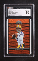 Jayden Daniels 2024 Leaf Metal Promos Orange Shimmer #LB3 RC #211/299 (CGC 10) at PristineAuction.com