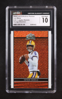 Jayden Daniels 2024 Leaf '90 Collective Promo Orange Shimmer #90B3 RC #64/299 (CGC 10) at PristineAuction.com